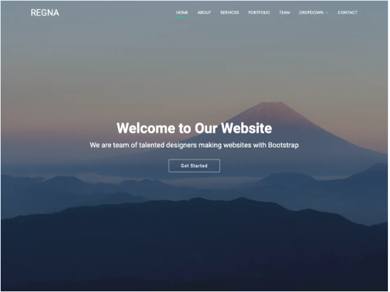 Regna Bootstrap Theme